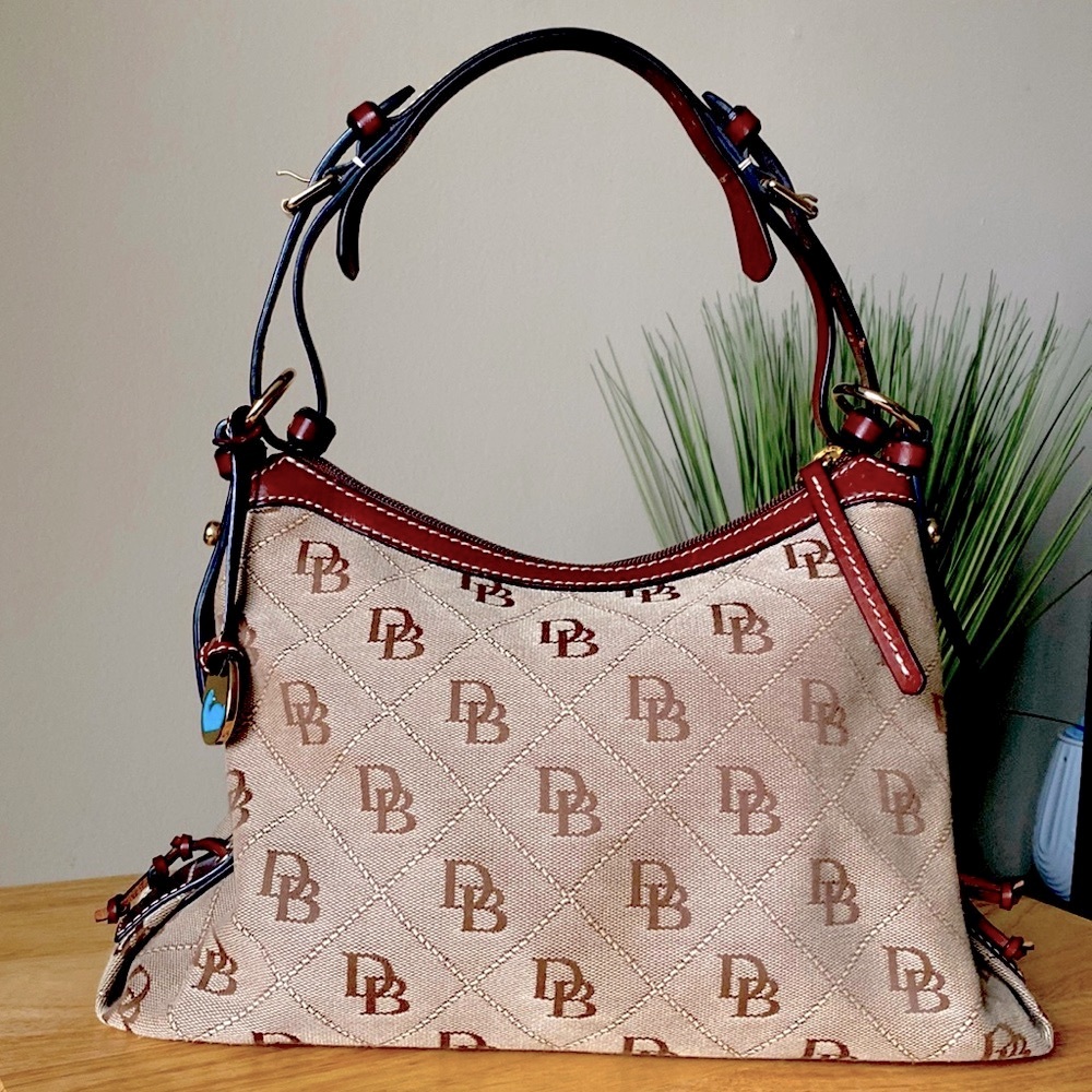New Dooney & Bourke Monogram Top Handle Bag